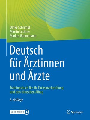 cover image of Deutsch für Ärztinnen und Ärzte